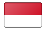 Indonesia flag (bevelled)